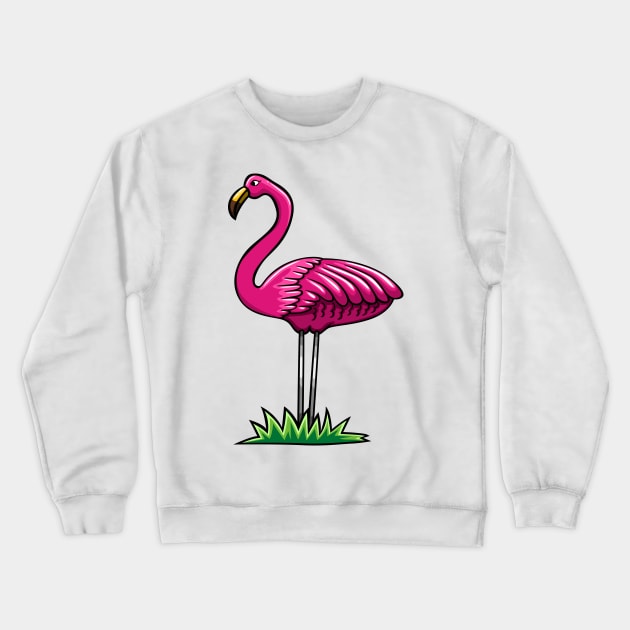 Couple Flamingo Gnome 2 Crewneck Sweatshirt by RCM Graphix